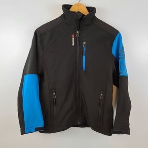 Reebok Black and Blue Jacket Youth Medium